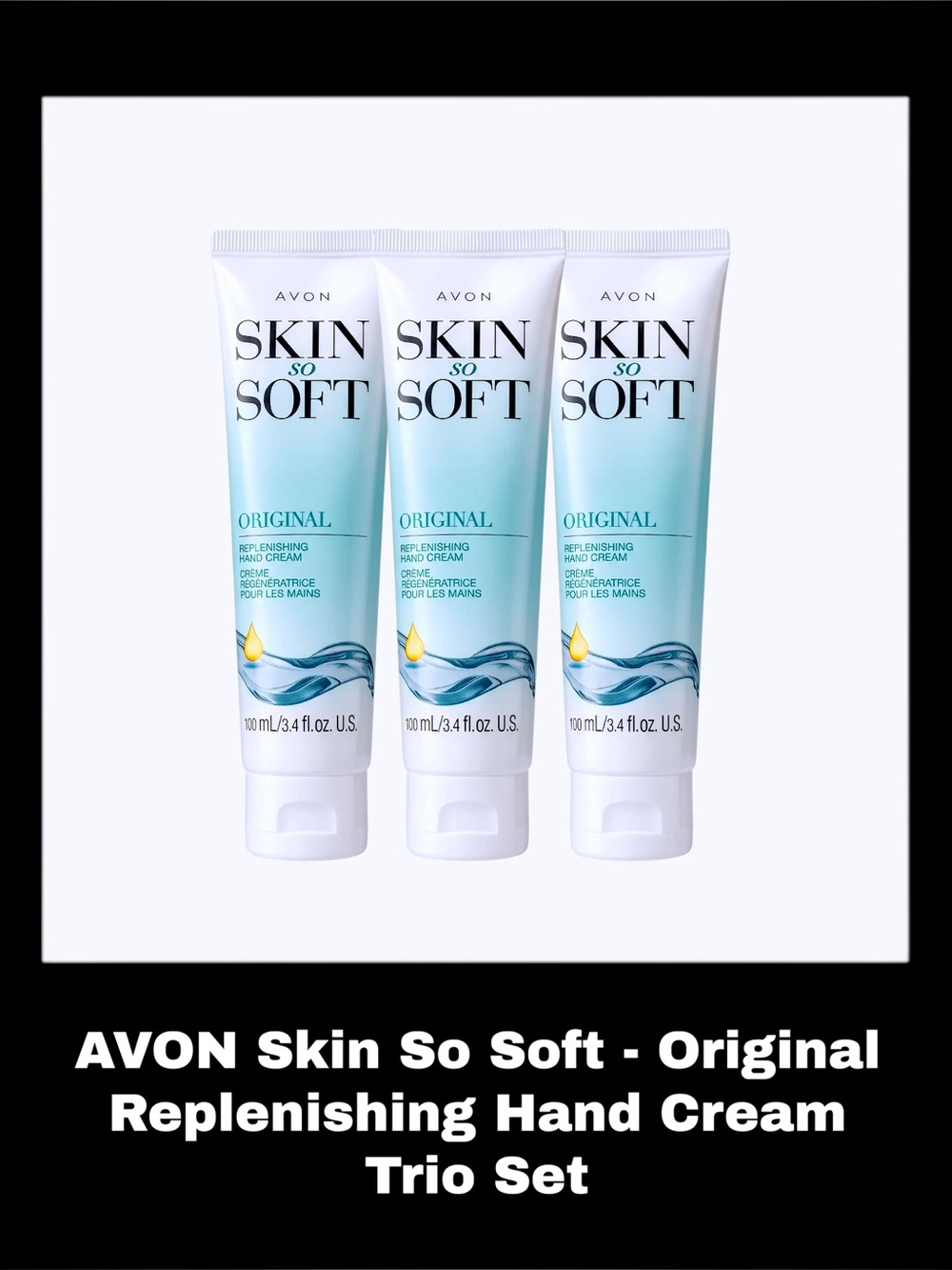 AVON Skin So Soft - Original Replenishing Hand Cream Trio Set